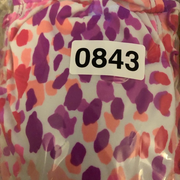 Hula Honey Women’s Swimsuit Bathing Suit Bikini Tankini Top Bright Animal Print - Picture 8 of 8